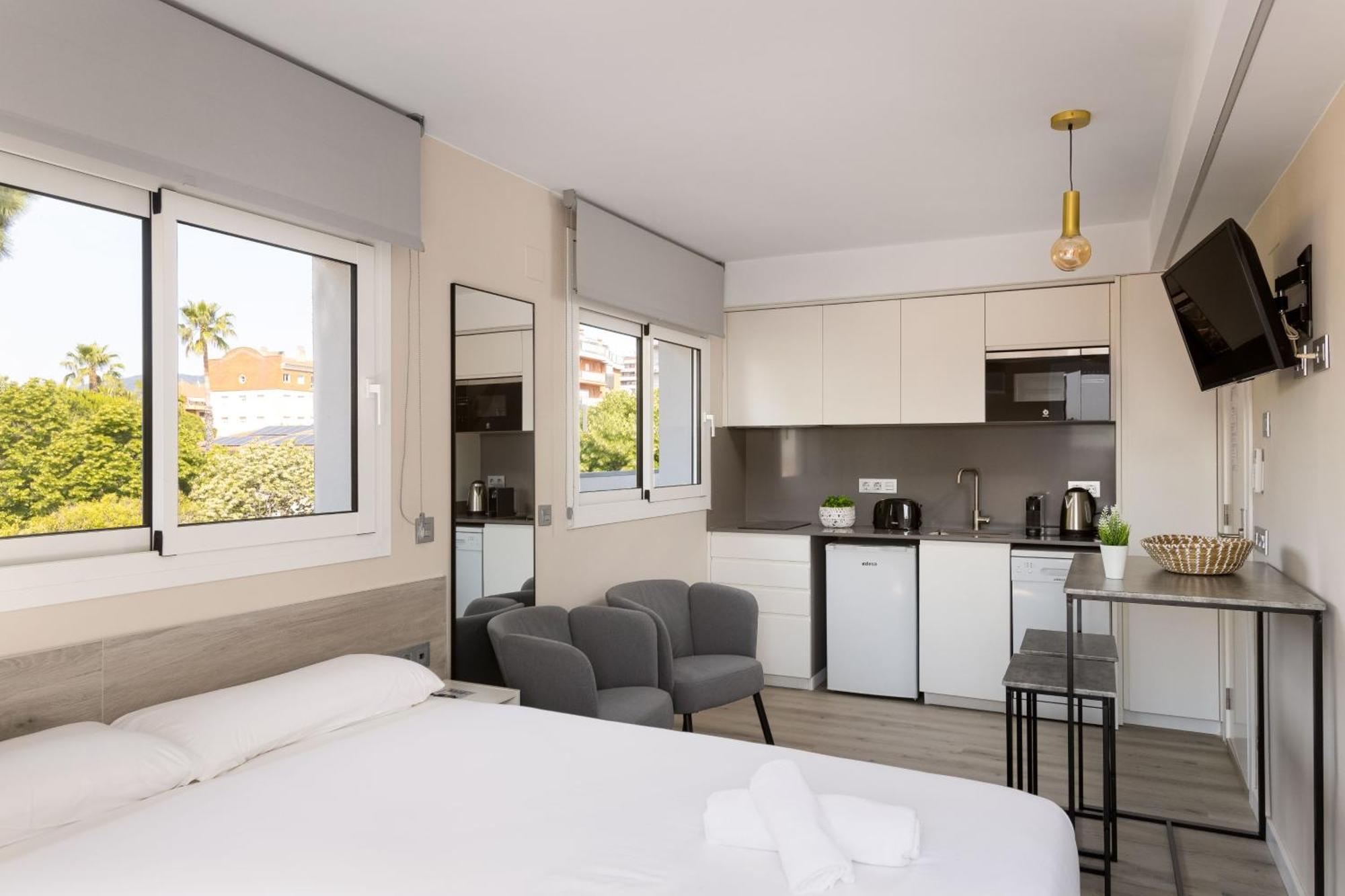 Aparthotel Vilassar Vilassar De Mar Oda fotoğraf
